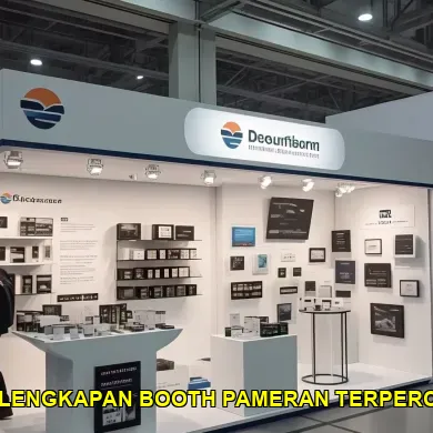 perlengkapan booth pameran terpercaya